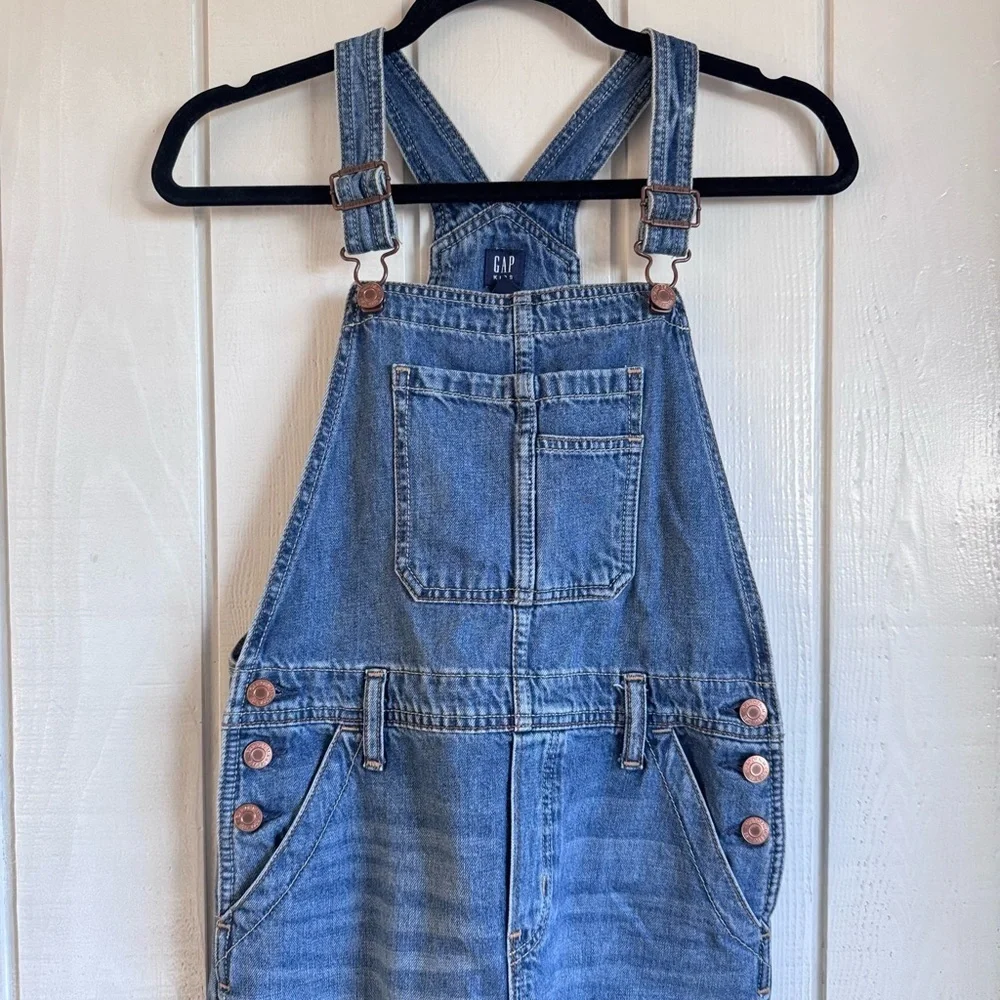 GAP Kids Denim Overalls Dress